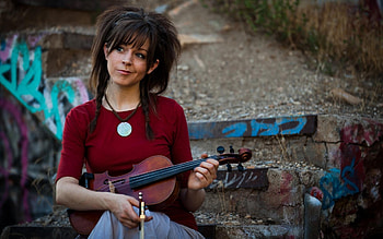 lindsey stirling, stirling, lindsey, girl, violin HD wallpaper