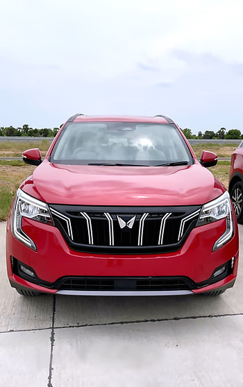 XUV 700, RED, cloud, sky, AUTOMATIC, SUV, 2022 HD phone wallpaper