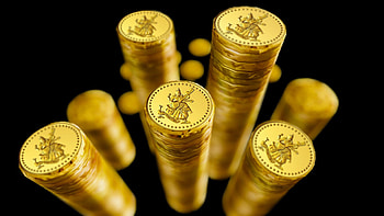 Stack, Gold Coins HD wallpaper