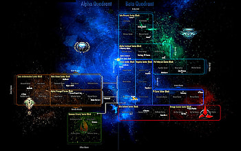 ST GALAXY MAP, sf, startrek HD wallpaper