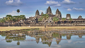 Angkor Wat temple, Siem Reap, Cambodia, Asia HD wallpaper