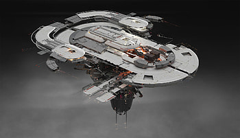 Infinite Lagrange, Jupiter outposts, Astonishing artwork, Imaginary futurism HD wallpaper
