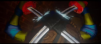TMNT-Mutant-Mayhem---, movie, Teenage Mutant Ninja Turtles: Mutant Mayhem, Clashing Swords HD wallpaper