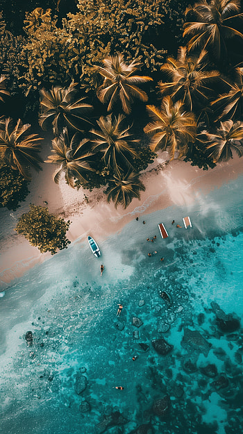 Summer Beachscape , summer, landscape, sea, beach, nature HD phone wallpaper