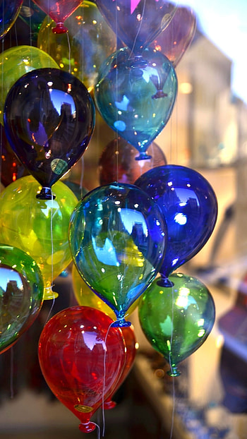 Happy Birtay, Colorful Balloons, colorful ballons HD phone wallpaper