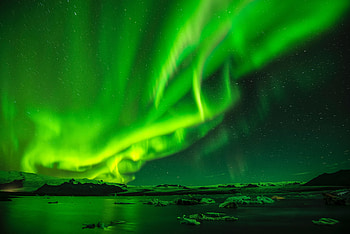 Nature, Sky, Night, Starry Sky, Northern Lights, Aurora Borealis, Aurora HD wallpaper