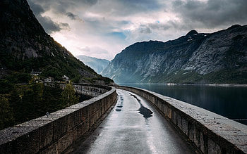 Ringedals Dam, Norwegian Fjords HD wallpaper
