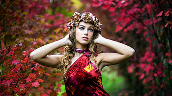 Model, women, girl, hair HD wallpaper