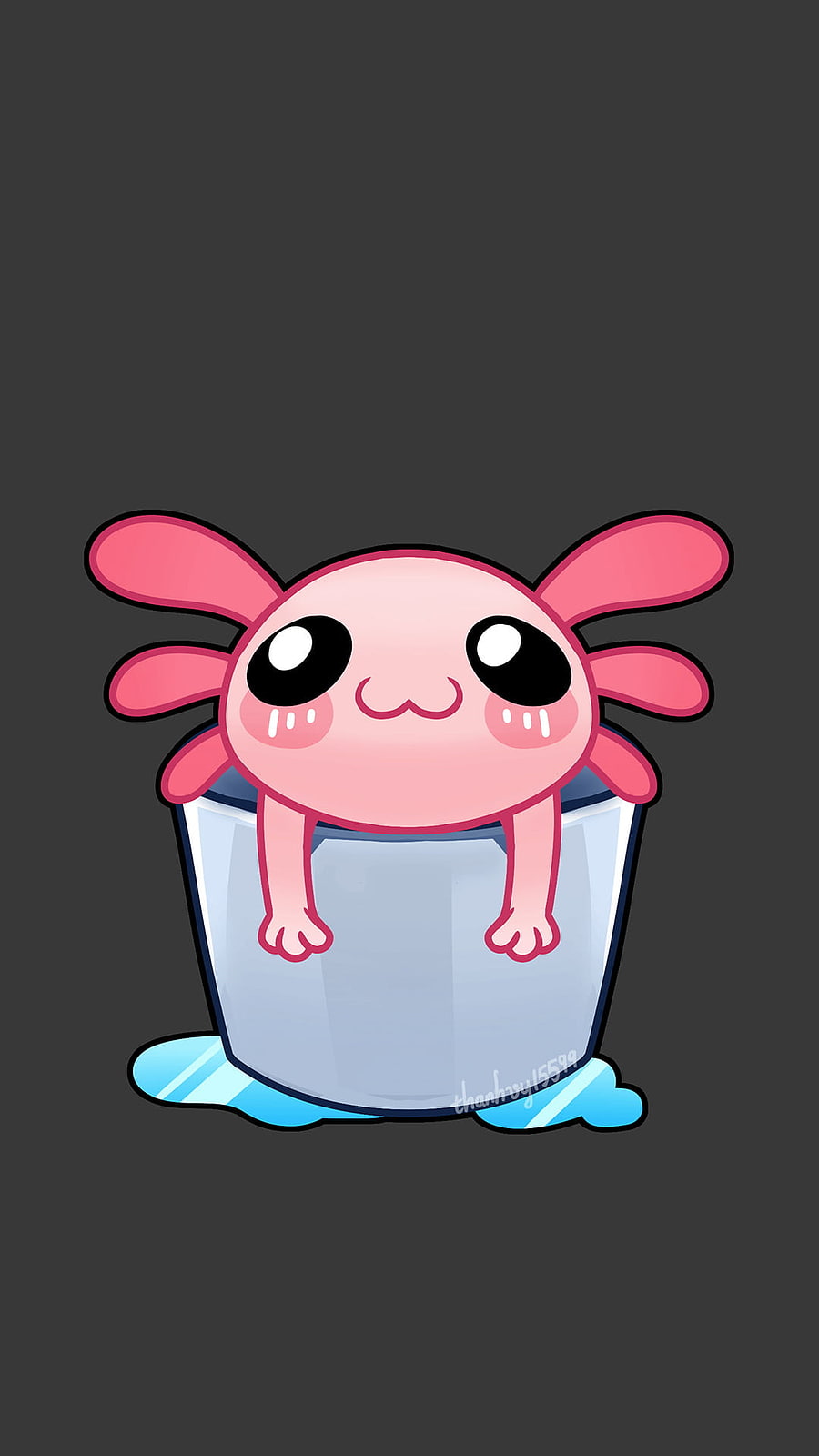 Axolotl, eye, head HD phone wallpaper