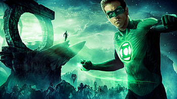 green lantern, aliens, stars, superhero, marvel comics HD wallpaper