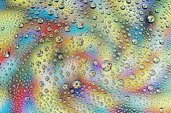 Abstract, Drops, Multicolored, Motley, Spray, Gradient HD wallpaper