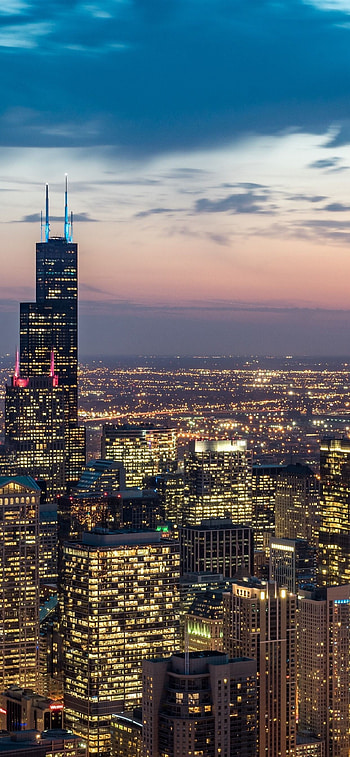 Illinois , USA landscapes, City life, Travel inspiration HD phone wallpaper