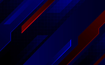 blue diagonal lines, , squares pattern, blue abstract background, creative, blue and red lines, abstract backgrounds HD wallpaper