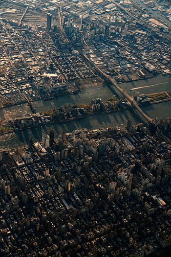 Cities, Rivers, Usa, City, Building, View From Above, United States, New York HD phone wallpaper