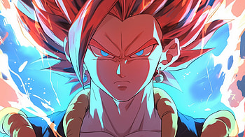 of Super Saiyan 4 Gogeta from Dragon Ball GT, Anime, Dragon Ball GT, Gogeta (Dragon Ball), Super Saiyan 4 HD wallpaper