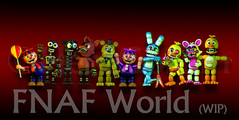 FNAF World Art! by HeroGollum on DeviantArt HD wallpaper