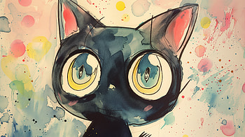 Chococat Sanrio | Black Cat Background, Chococat, sanrio, Black Cat, cat, illustration HD wallpaper