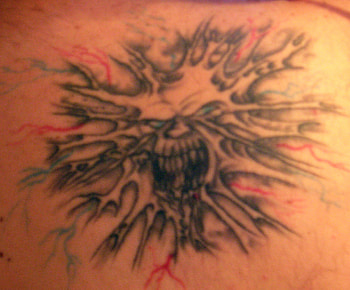 The Face of Rage, flash, art, ink, tattoo, skin art HD wallpaper