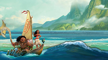 Pua character, Cute piglet, Moana animation, Playful HD wallpaper
