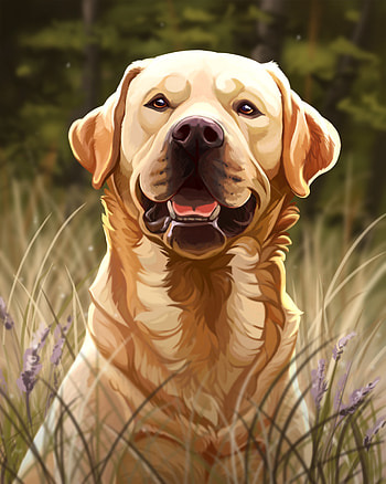 Art, Dog, Pet, Sight, Opinion, Protruding Tongue, Tongue Stuck Out HD phone wallpaper