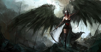 Fantasy - Angel Warrior HD wallpaper