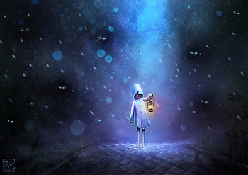 Follow Me, artist, artwork, digital-art, deviantart HD wallpaper