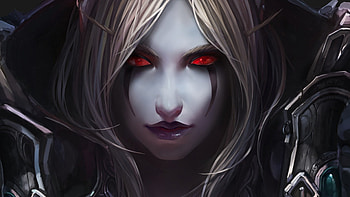 world of warcraft, night, warcraft, elf, lady, sylvanas, scourge, undead, of, world, blood HD wallpaper