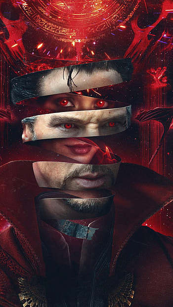 Doctor Strange, red, magenta, Disney, Marvel, Multiuniverse, Marvel_Avengers HD phone wallpaper