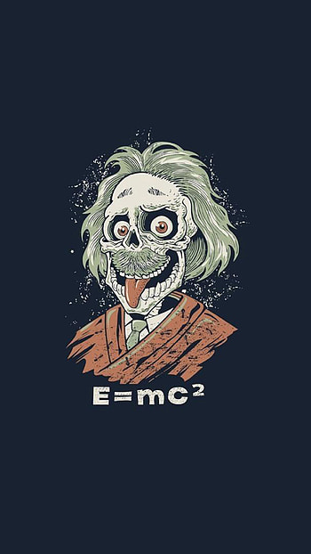Funny Albert Einstein Caricature 6 plus HD phone wallpaper