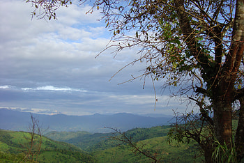 Sunset of Wa Region, hopong, myanmar, shan state, created by khun zaw HD wallpaper