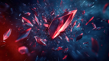 Abstract Cosmic Crystals Beyond The Light Years, abstract, crystal, artist, artwork, digital-art HD wallpaper