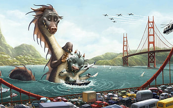 Funny, Dragons HD wallpaper
