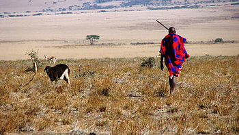 Africa, huge, arid terrain, powerful HD wallpaper