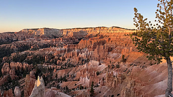 Sunrise Point, Bryce Canyon, rocks, usa, utah, plants, landscape, tree HD wallpaper