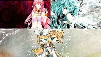 Miku,Rin,Len,Luka, miku, luka, hatsune miku, len, vocaliod, rin und len kagamine, luka megurine, rin HD wallpaper