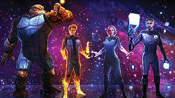 Artwork, Fantastic 4 HD wallpaper