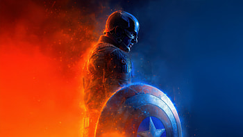 Captain America Shield Of Justice, captain-america, superheroes, artwork, art, digital-art, ai HD wallpaper