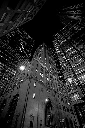Architecture, City, Building, Dark, Bw, Chb HD phone wallpaper