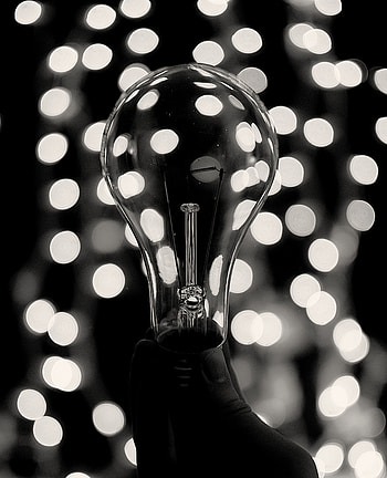 Glare, Miscellanea, Miscellaneous, Bw, Chb, Bokeh, Boquet, Light Bulb HD phone wallpaper