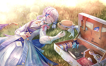 Kamisato Ayaka, Kamisato Ayaka (Genshin Impact), video game, Genshin Impact HD wallpaper