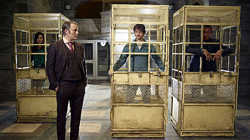 Laurence Fishburne, Mads Mikkelsen, , Background HD wallpaper