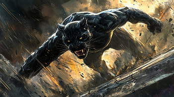 Stunning Black Panther, Animal, black panther HD wallpaper