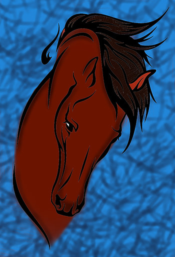 Cavalo, animais, cavalos, desenho HD phone wallpaper