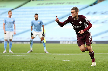 Leicester vs Man City, Jamie Vardy HD wallpaper