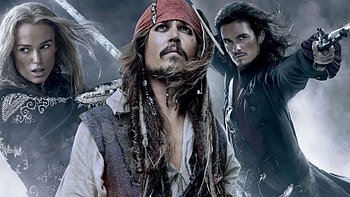 Orlando Bloom Pirates of the Caribbean, Captain Will Turner, Swashbuckling adventure, Treasure hunt HD wallpaper