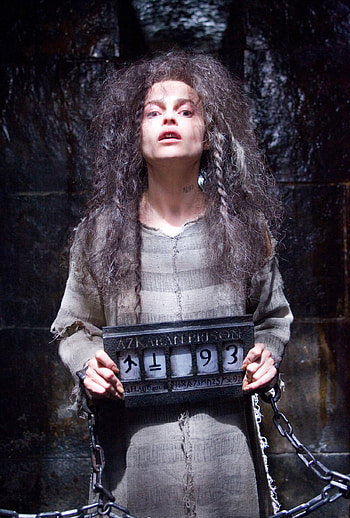 Bellatrix Lestrange, Azkaban prisoner, Dark magic, Haunting presence HD phone wallpaper