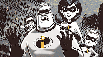 The Incredibles: Stunning Ultra, The Incredibles, superhero, Family, Comic HD wallpaper