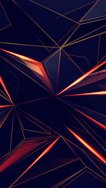 Facets, Geometric Abstract HD phone wallpaper