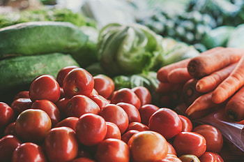 Food, Vegetables, Cabbage, Tomatoes, Carrot HD wallpaper