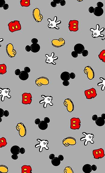 Mickey Mouse Aesthetic, Mickey Mouse Pattern HD phone wallpaper